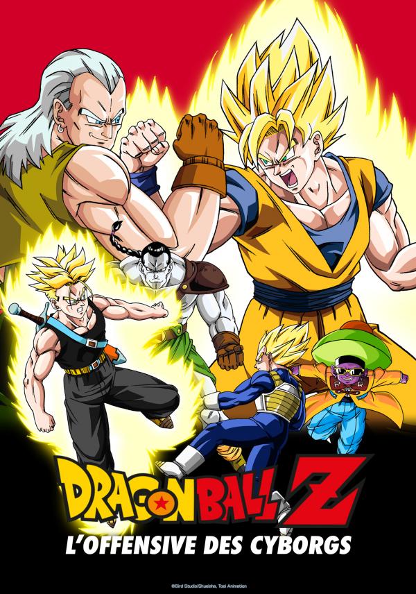 Affiche DragonBall Z – Team Z Cyborgs Arc SSJ – Taille B2 Officielle